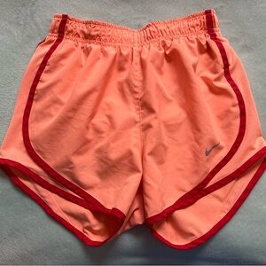 Nike Women's Orange/Coral Athletic Shorts